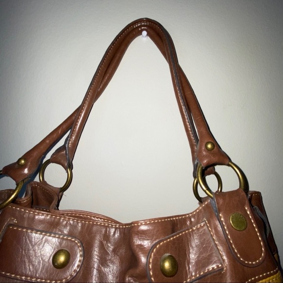 Axcess Liz Claiborne Color Block Boho Bag - Picture 4 of 15